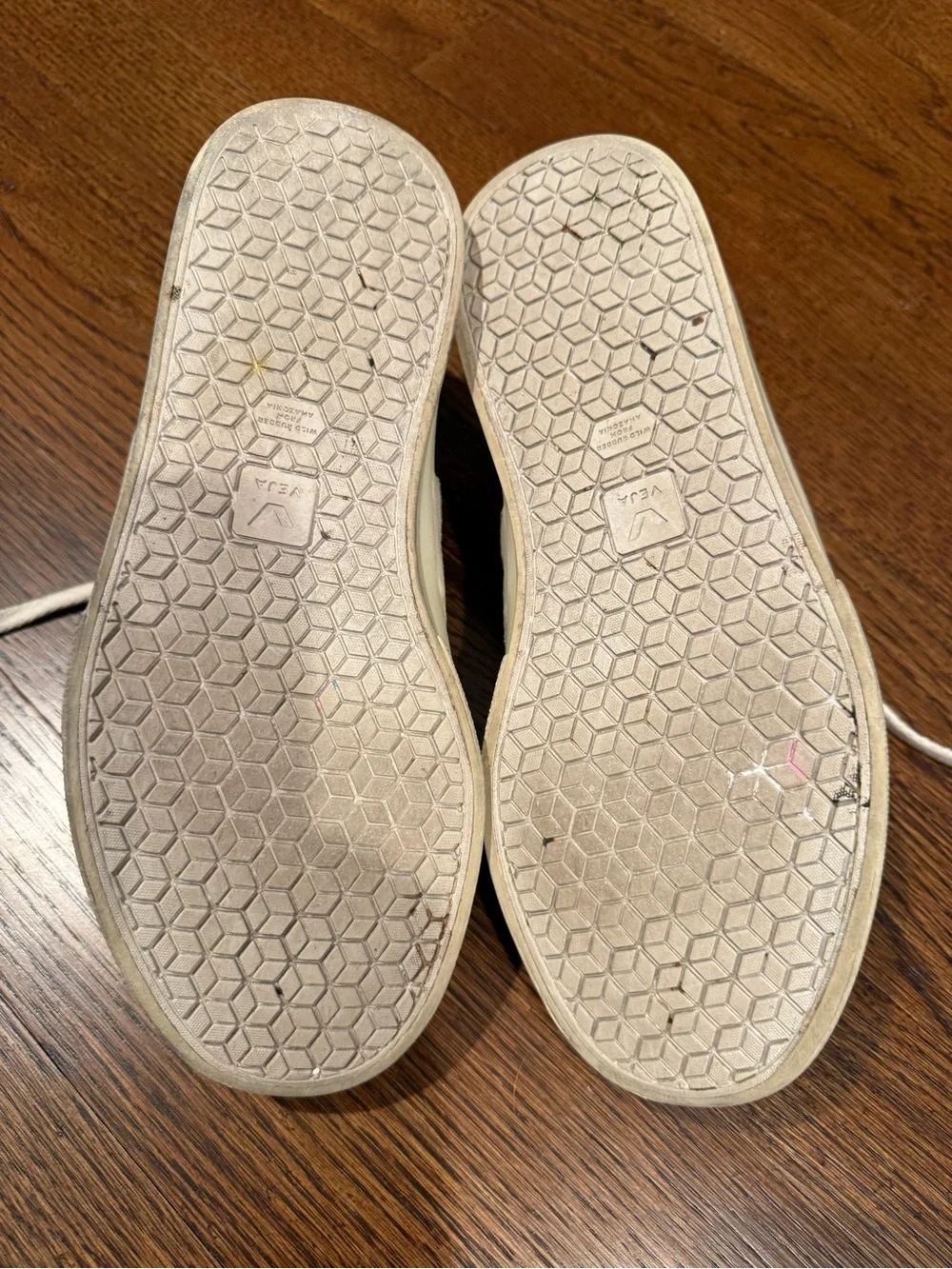 Veja Low-Top Sneakers in Off-White/Cream